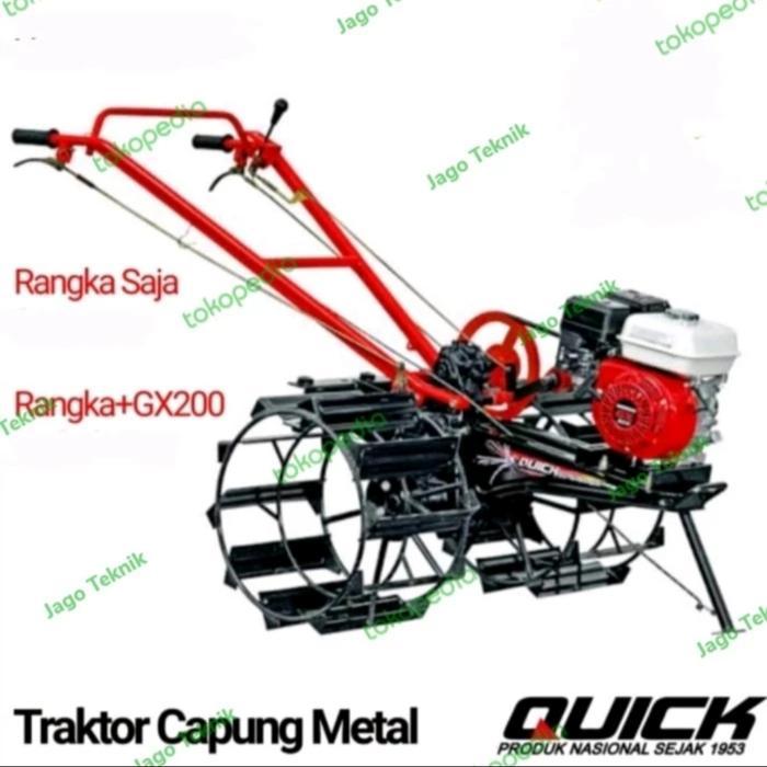 Traktor Quick Capung Lengkap Siap Pakai Engine CX 200 6.5hp