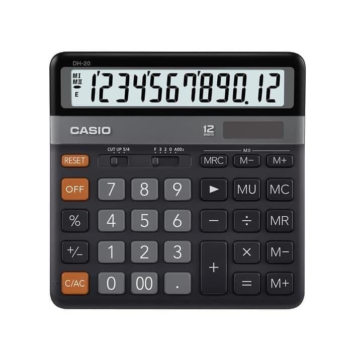 Casio Dh-20 New - Desktop Kalkulator/Kalkulator Meja Dh20