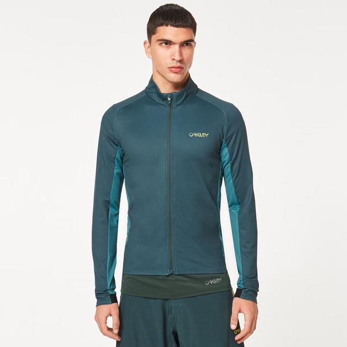 SIAPKIRIM Oakley Elements Cycling Jersey Green Original - Baju Sepeda Branded READY STOCK
