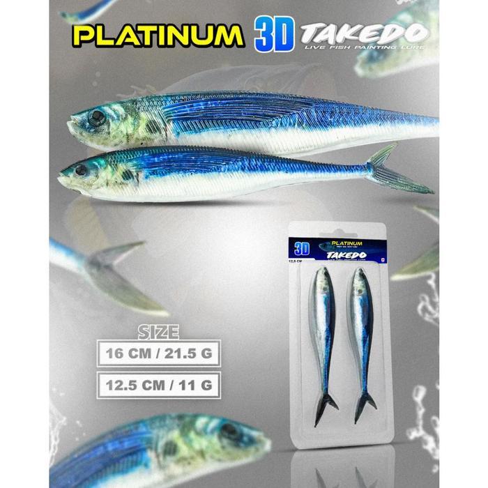 Umpan Ikan Platinum Takedo Umpan Karet Ikan Diskon Sell