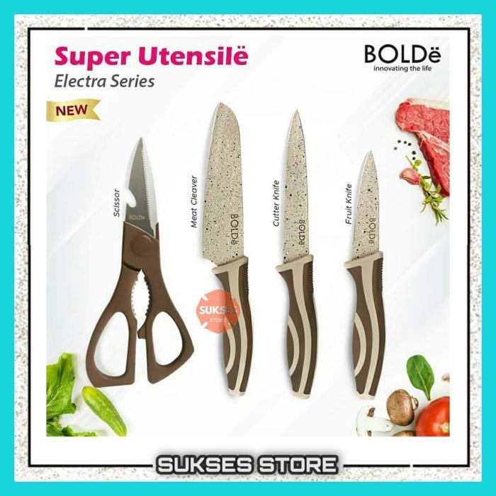 Pisau + Gunting Bolde / Bolde Knife Set / BOLDE Super Utensile Pisau S