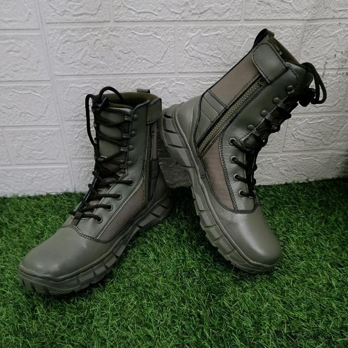 Sepatu PDL Hijau Brimob / Sepatu PDL Hijau Duplikat Jatah Brimob POLRI