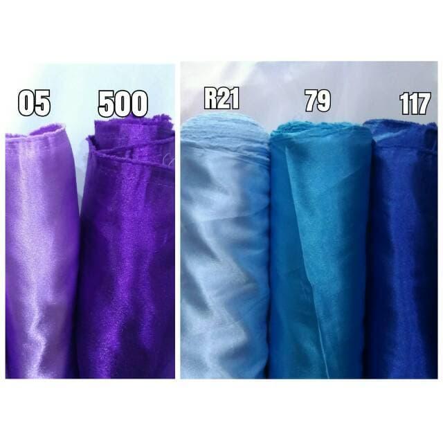 Kain Satin Polos Clarissa / Satin Polos Meteran Murah
