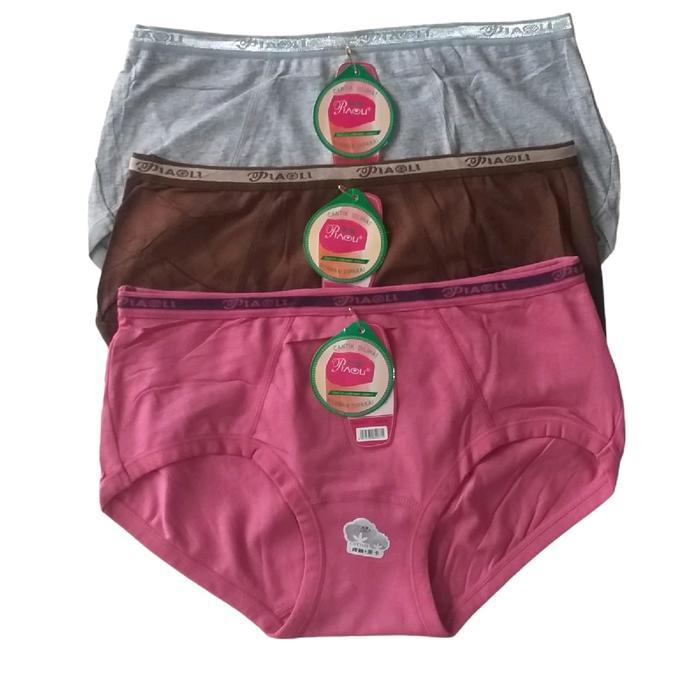 6 PCS _ CELANA DALAM WANITA PIAOLI 2077/ CELANA DALAM WANITA PIAOLI ORIGINAL