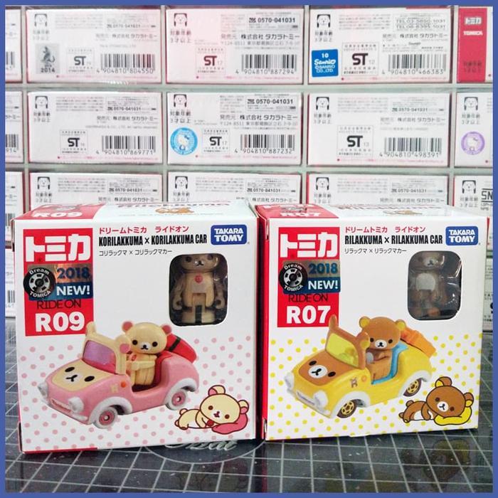 BISA COD Tomica Dream Ride On Set Rilakkuma Korilakkuma Car