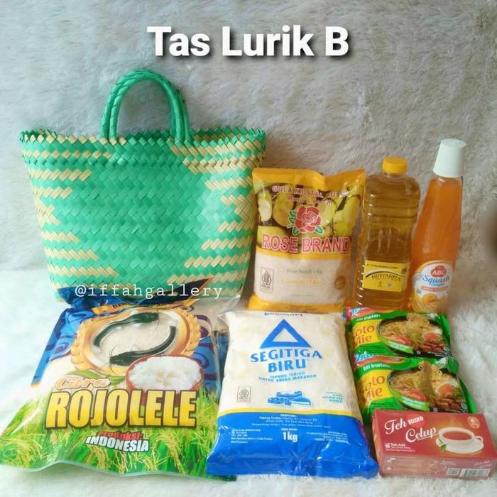 Sembako Lurik Paket Sembako Tas Lurik B Sembako Ramadhan dan Parcel Lebaran Lurik B Sembako Ramadhan