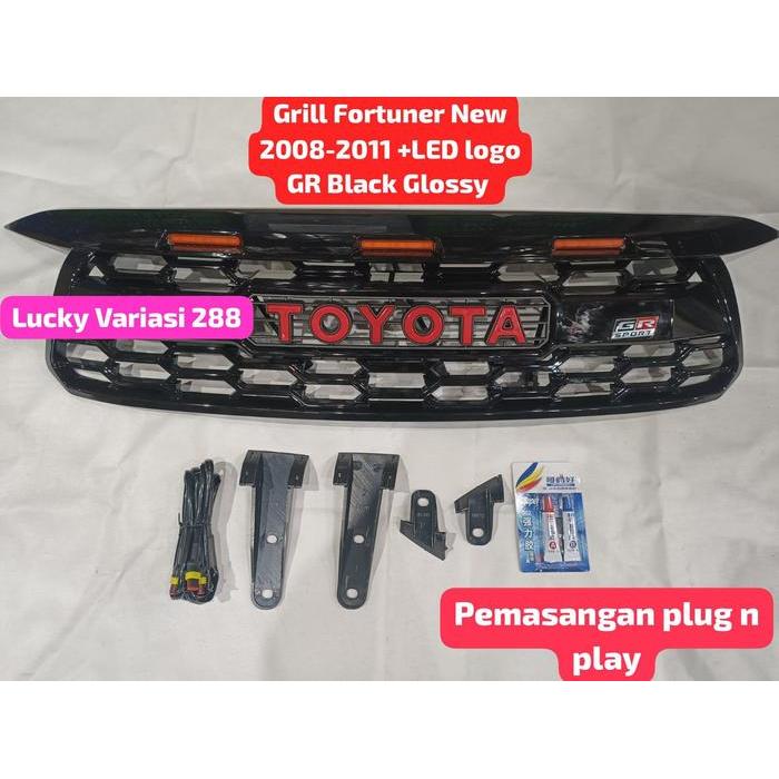 Gril Grill Grille Depan Fortuner Lama/Old 2004 2006 2007 2008 Awal & Fortuner Baru/New 2008 Akhir