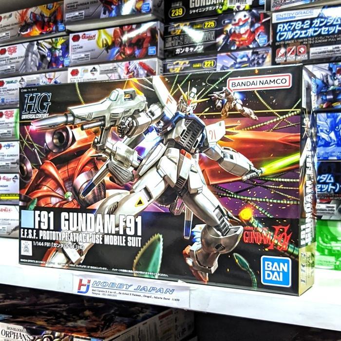 HGUC HG Gundam F91 Original Bandai Plamo Modelkit