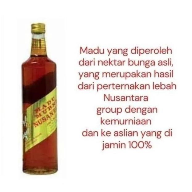 Madu Murni Nusantara 650Ml / Madu Nusantara Murni (Grab / Gojek)