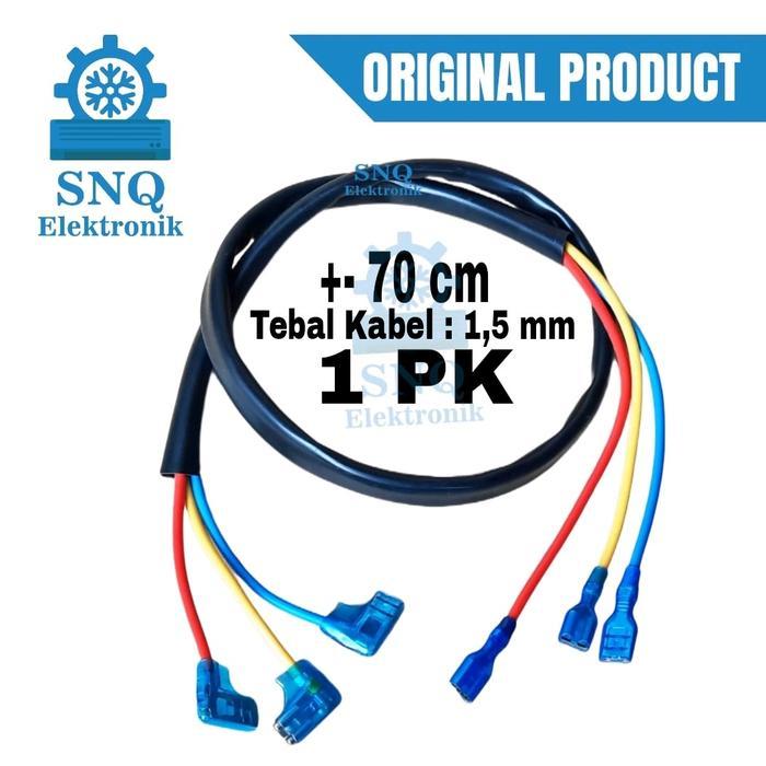 Kabel kompresor AC 1PK panjang +- 70 cm - Soket kabel kompresor AC 1 PK