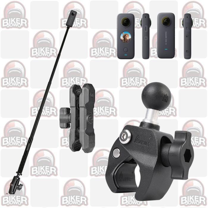 Original Bracket Motor Insta 360 Motorcyle Holder Tongsis Clamp insta360 Axis
