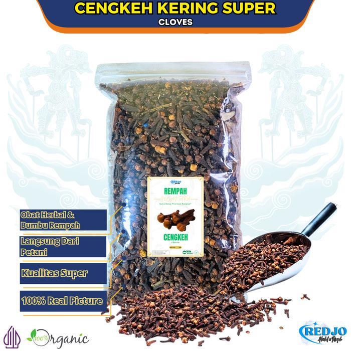 1KG Cengkeh Kering Kualitas Super Grade A Cloves Cengkih Rempah Herbal JSR Premium Quality Langsung