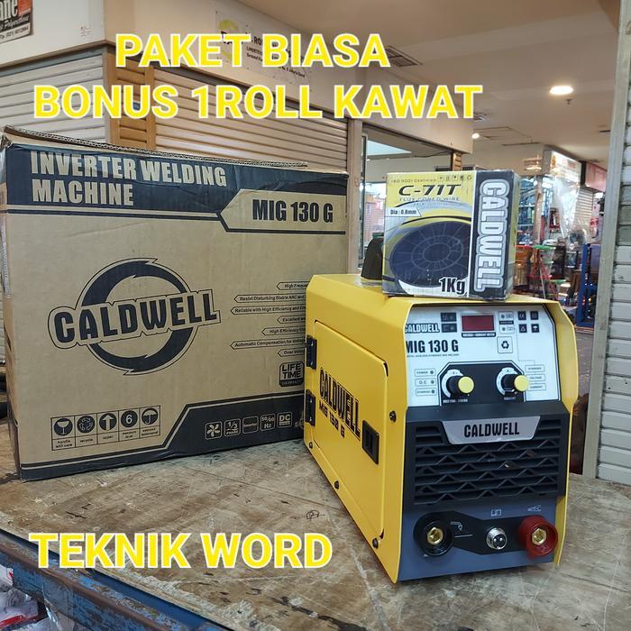MESIN LAS CALDWELL MIGI MIG 130 INVERTER LAS CALDWELL MIG 130 - PAKET BIASA