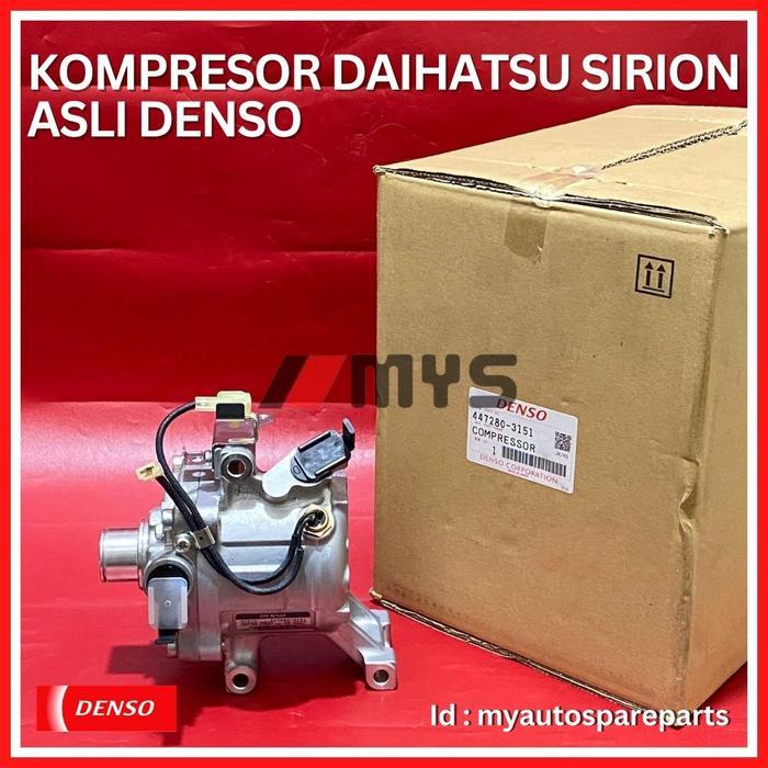 Ready KOMPRESOR AC Mobil DAIHATSU Sirion Lama ASLI COMPRESSOR DENSO