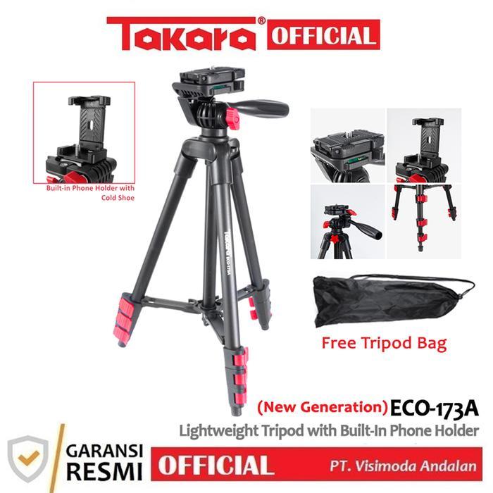 Tekno - Eco-173A, Tripod Untuk Kamera, Action Cam, Hp