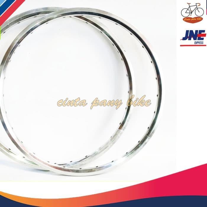 ORIGINAL RIMS SILVEROCK 22 INCH 451 SILVER EDITION SEPEDA LIPAT NOT RIM READY STOCK