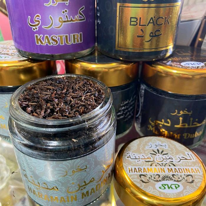 ` BUKHUR AL HARAMAIN MADINAH/DUPA HARAMAIN MADINAH/PRAPEN PRODUK MARTAPURA
