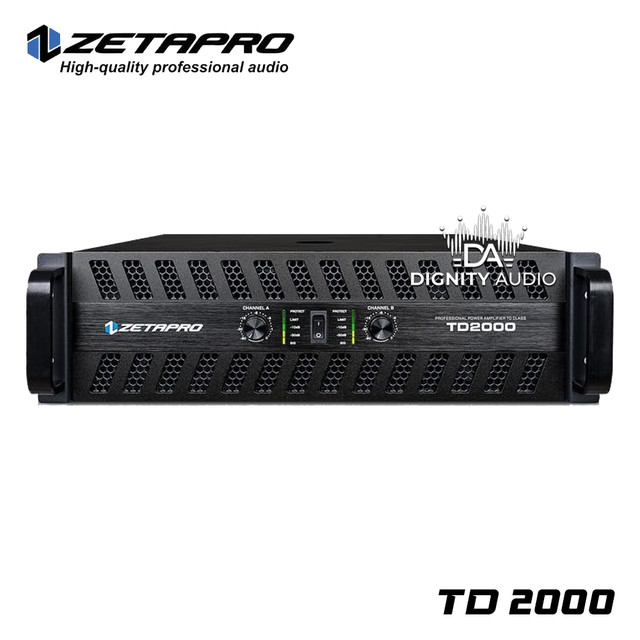 Power Amplifier ZETAPRO TD2000 | TD 2000 | TD-2000 Original
