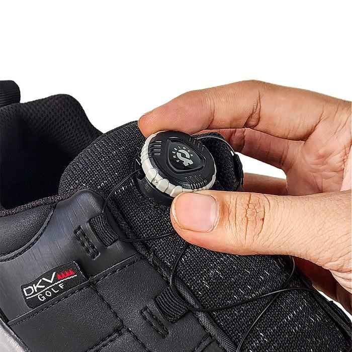 DKV GOLF MS BLACK Sepatu Olahraga Golf Pria dan Wanita
