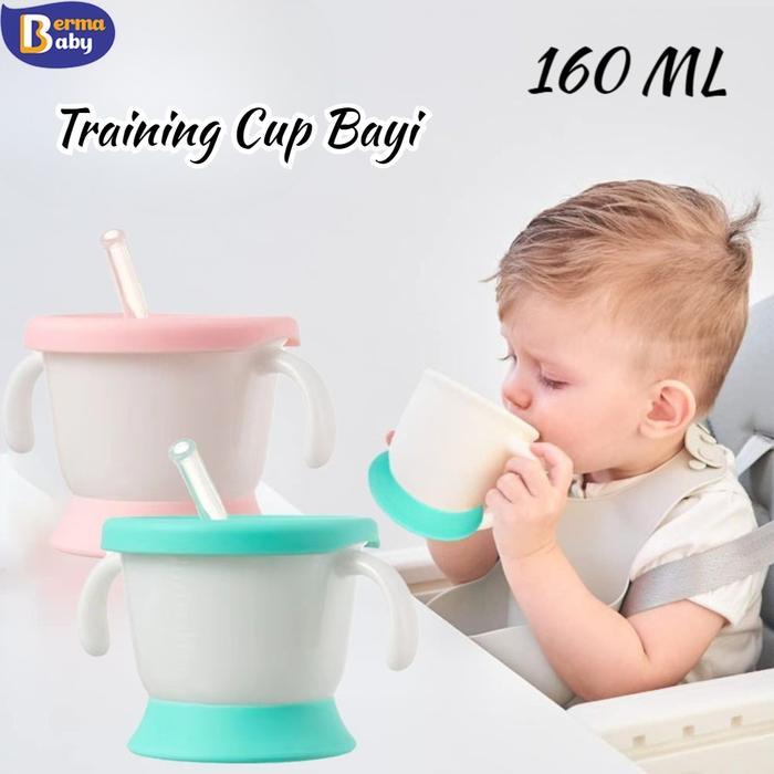 Training Cup Bayi/Training Cup Bayi /Straw Training Mug Bayi Gelas Susu Anak Sedotan Anti Tumpah