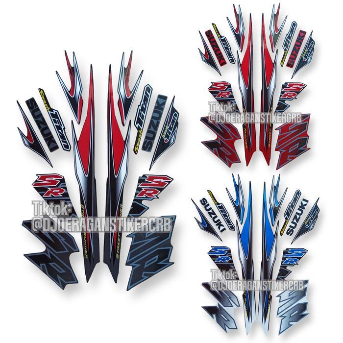 Striping Smash Titan SR 110 2010 Stiker Motor Smash Titan SR 2010 2011 Motorcycle
