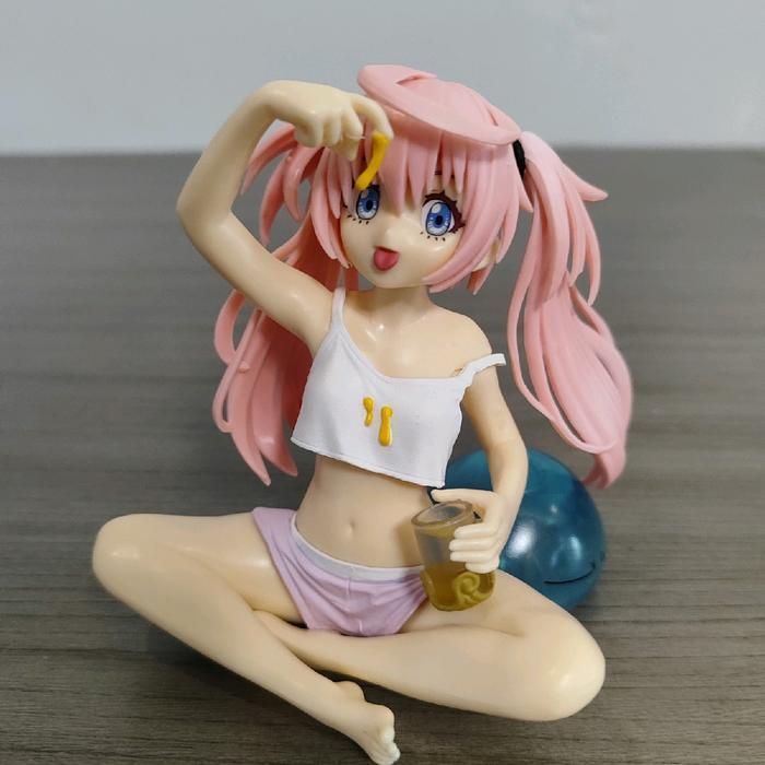 HOT SALE LOGIC FIGURE MILIM NAVA RELAX TIME RIMURU TENSEI SHITARA SLIME PVC TOY TERMURAH