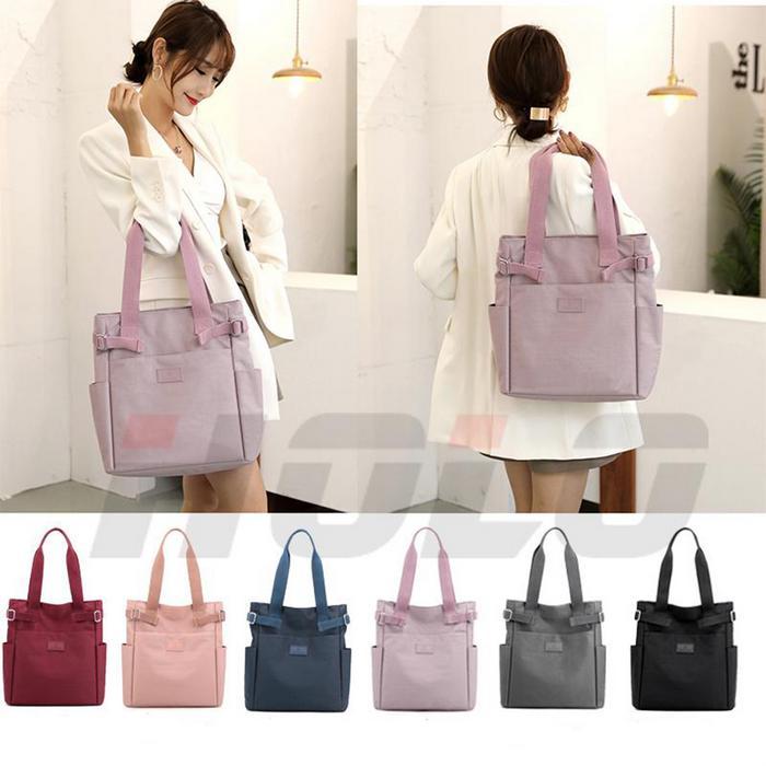 Elizabeth - Tas Bahu Wanita Elegan Waterproof Korea Style Totebag Tas Selempang Polos Slingbag Nilon