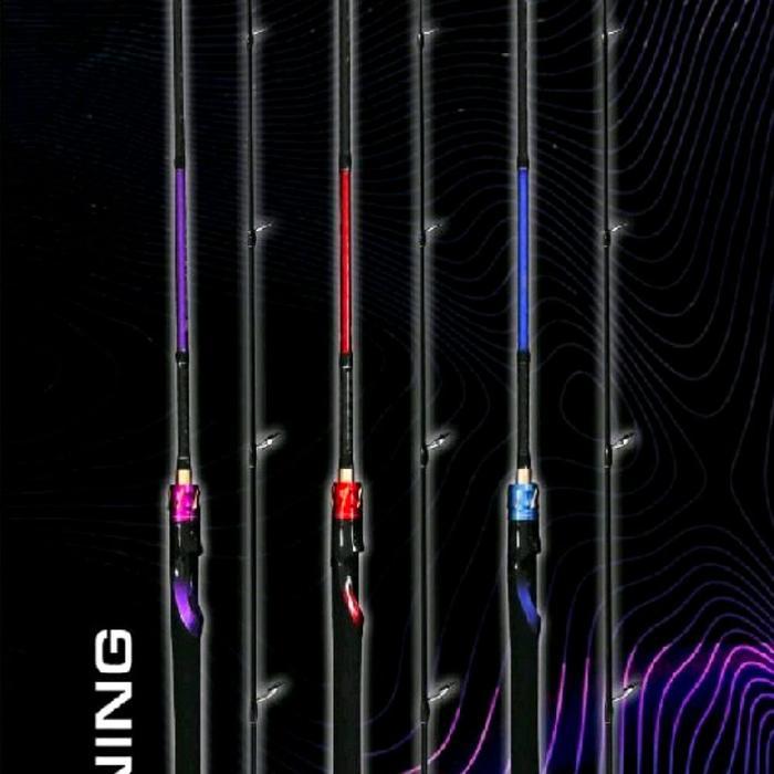 Joran Pancing Shikari Galaxy 180 Cm Spinning Atau 198 Cm Bc Type Busa Eva Full Solid Carbon