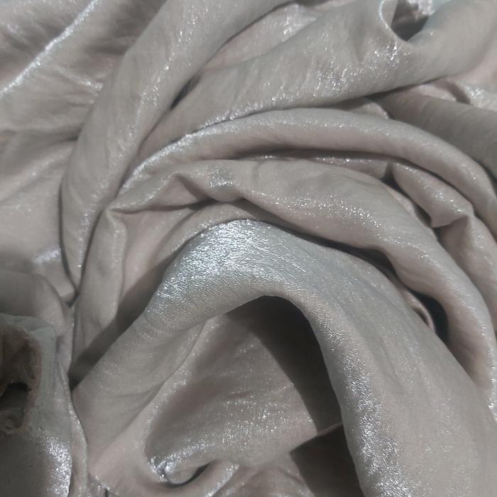 Kain Silk Kain Satin Silk Crinkle Bahan Satin Import Kain Satin Tebal