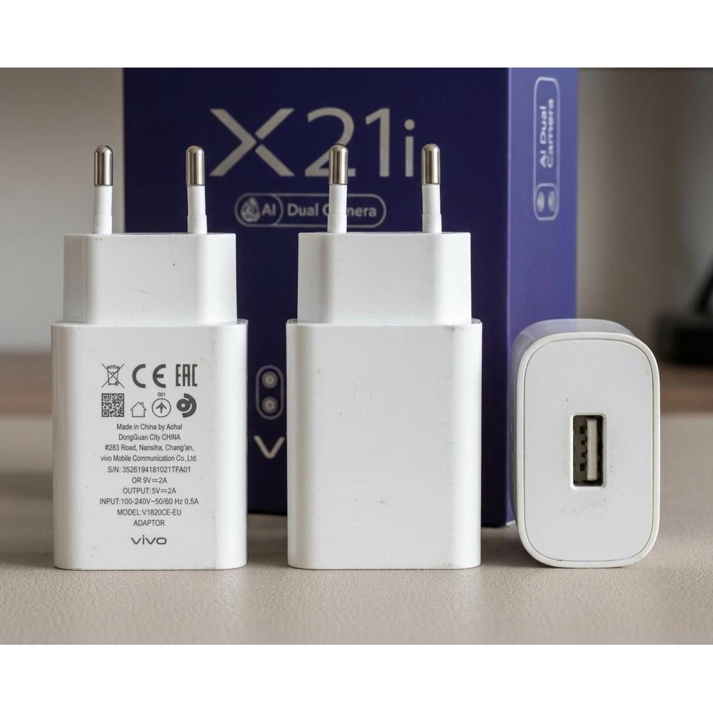 Kepala Cas Vivo V1820C-EU Ori Bekas 9V 2A Untuk Vivo X21i