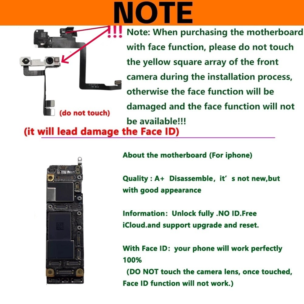 Unlocked For iPhone 11 Pro Max motherboard with Face ID iOS Update Compatible For iphone 11 Logic