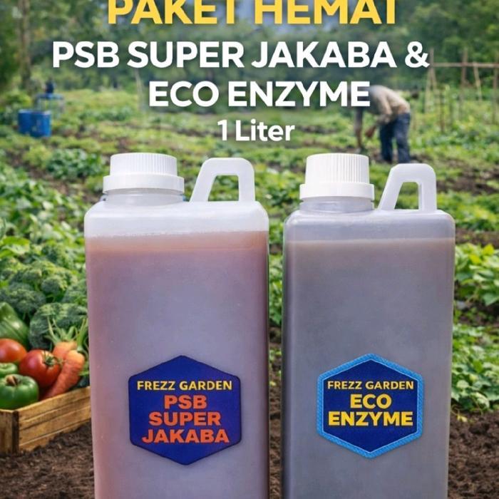 SUPER HEMAT PSB Paket Pupuk Organik Cair PSB Jakaba JLF dan Eco Enzyme 1 Liter PSB SUPER JAKABA JLF 