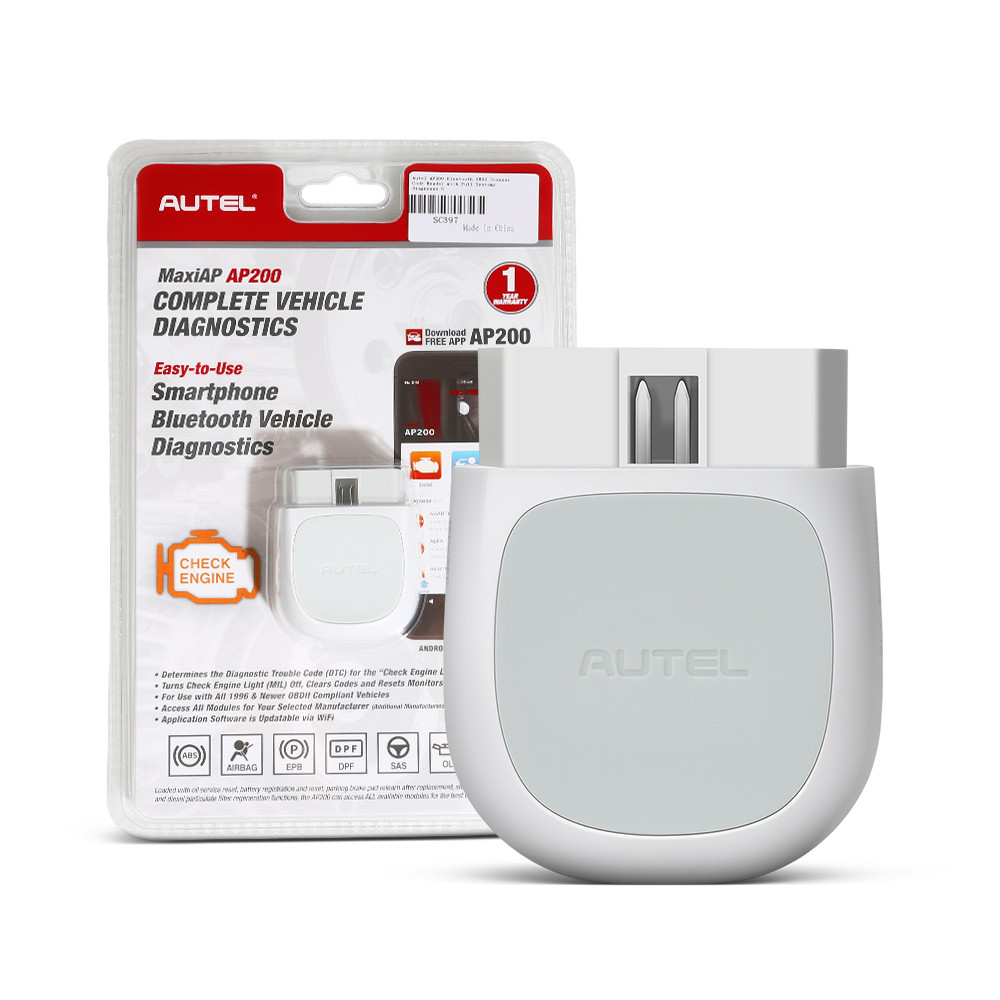 Autel MaxiAP AP200 Global Version Full Systems Diagnostic Tool Check Engine Light Code Reader for