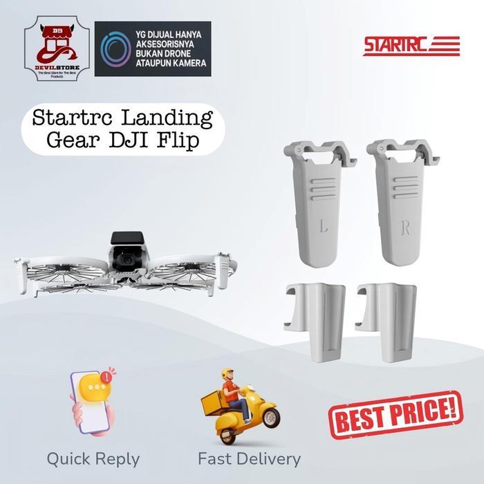 Kaki Ekstensi Pendaratan Drone Tinggi 10mm Pemasangan Cepat Ringan 9g