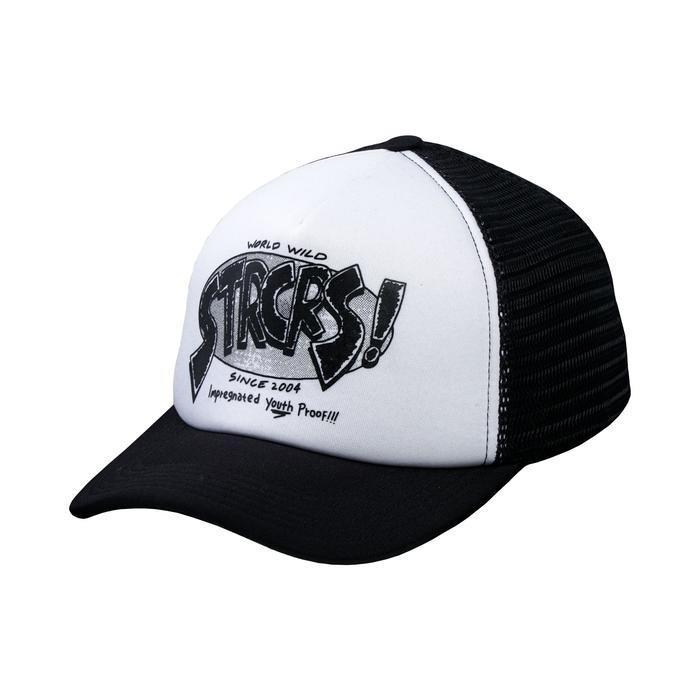 STARCROSS Trucker 110 Topi Trucker Poliester Hitam Putih Model Trucker HT TR 110 - Black White