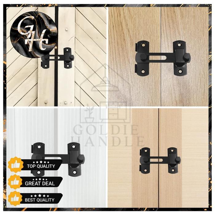 NEW!! Grendel Overpal Gembok Selot Slot Pintu Cantolan Gembok Grendel Siku Kait Slot Pintu Geser