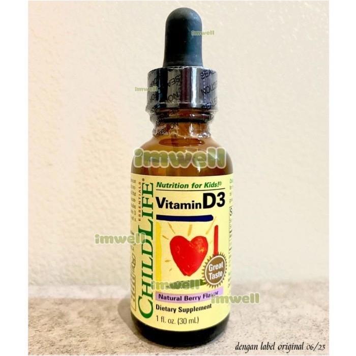Childlife Vitamin D3 Drops Anak Vit D 3 Kids Vit E Imun Tulang 30ml