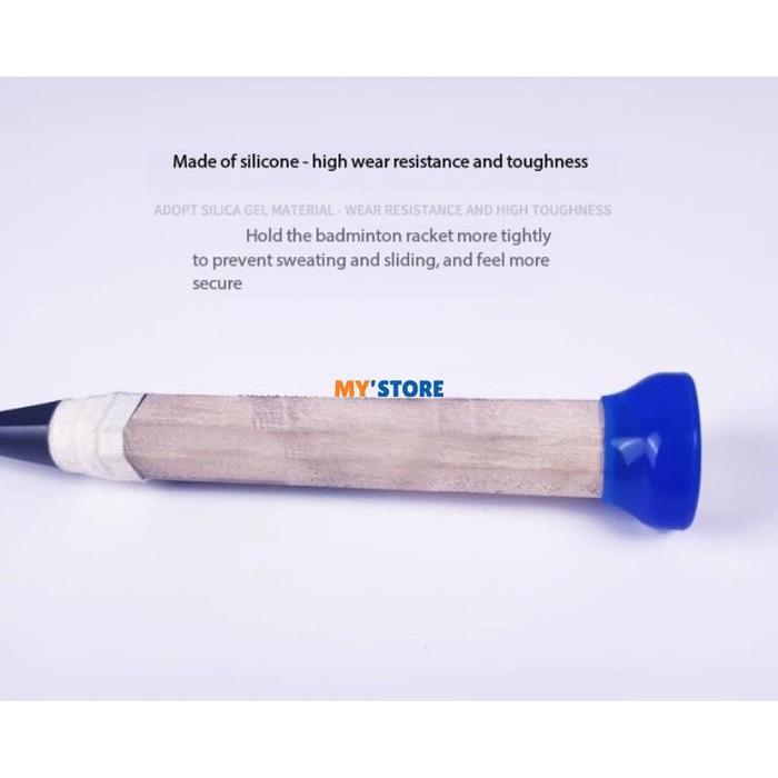 Victor - Karet Stopper Handle Grip Raket Stopper Grip Racket Butt Cap Rubber Grip Ring Anti Slip