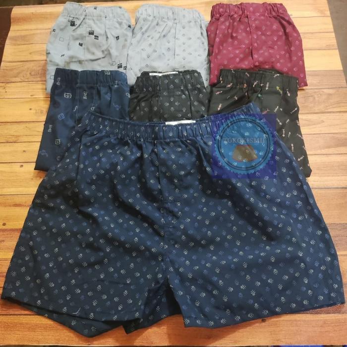 BOXER SISA EXPORT/CELANA BOXER PRIA/CELANA BOXER WANITA/BOXER - rondom, S