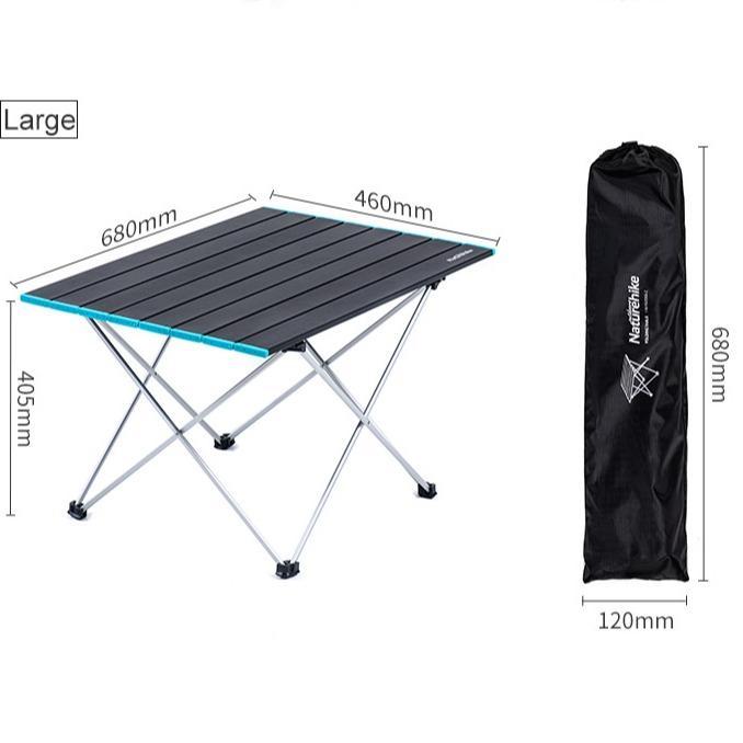 Meja Lipat Naturehike Nh19Z008-Z Meja Camping Aluminium