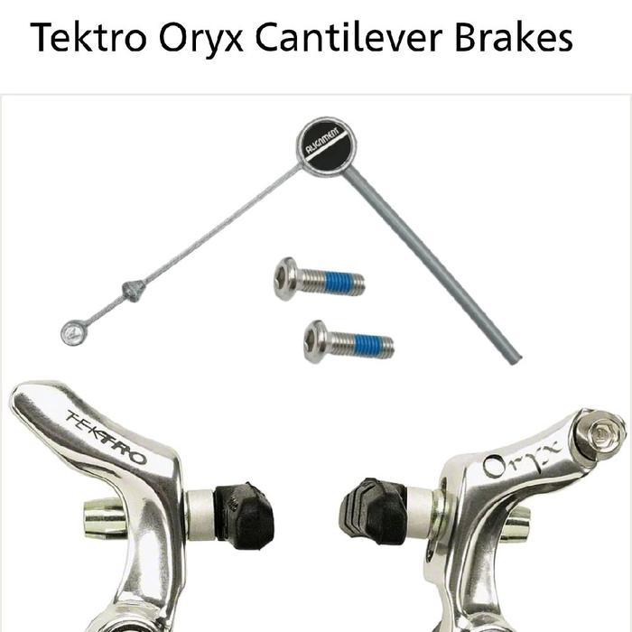 Ready Stok Rem Cantilever TEKTRO ORYX Silver 992AG 992 Vintage VBrake Federal BMX Gravel Jadul Brake
