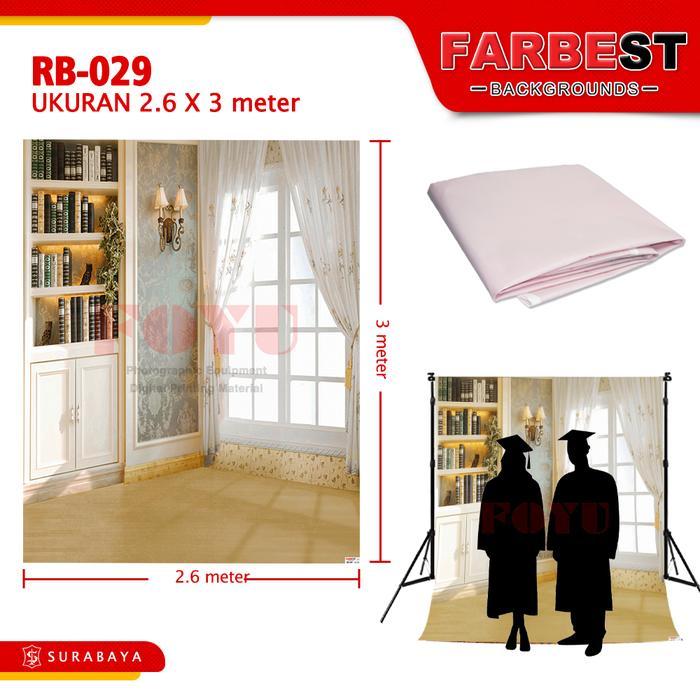 Premium Background Backdrop Foto Photo Studio Inkjet Ukuran 2.6X3 3X6 M Meter Wisuda Graduation