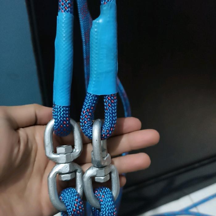 Tali Tambang Ikat Pancuh Domba Garut Bahan Karmantel Paracord Dengan Kili-Kili 2 Arah Putar Diskon
