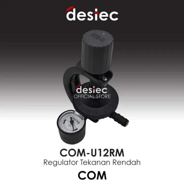 Regulator DESTEC Meter U12RM - Regulator Gas Destec COM U 12RM Regulator Kompor Gas