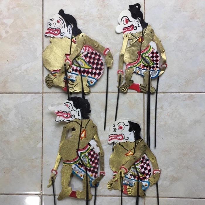 Wayang Kulit Punokawan 30 cm 1 set (LEBIH HEMAT)