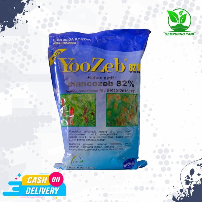 ` YooZeb Fungisida YOOZEB 82WP 1kg Mankozeb Kontak biru