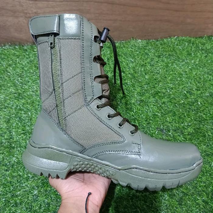 Sepatu Pdl Hijau Brimob Model Battle X / Sepatu Pdl Hijau Brimob