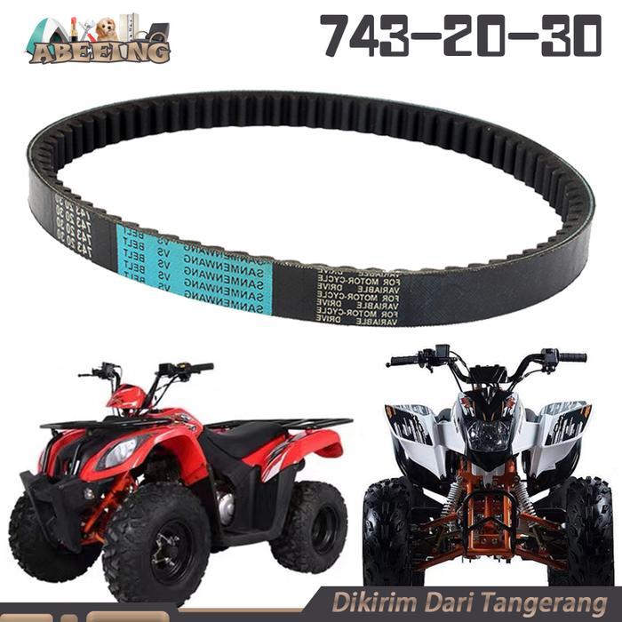 GY6 125 150CC Drive Van Belt 743 20 30 untuk Scooter Moped ATV