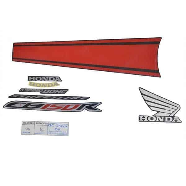 Stripe Set R Black Red Cb150 Streetfire (871X0K15932Zar)
