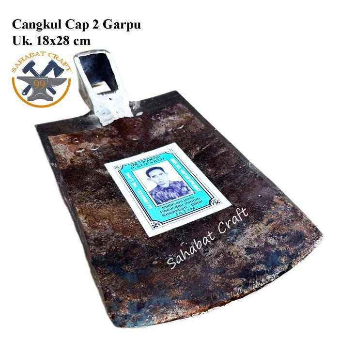 ` Pacul P Anto Cangkul Wojo Isen Cap Garbu Asli Tajam ORIGINAL Pande Blitar